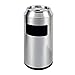 Stainless Steel Dustbins with Inner Bucket and Ashtray Vertical Storage Rubbish Bins for Indoor/outdoor (Color : Silver Size : Coke bucket top) (Silver Coke bucket top)