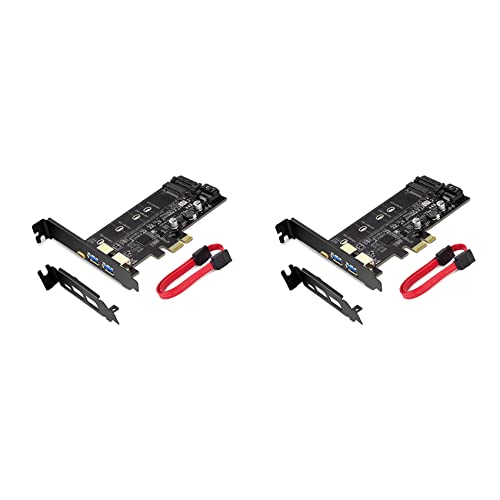 Carte PCI-E vers USB 3.0 multiport et adaptateur SSD M.2 NVMe pour carte mère