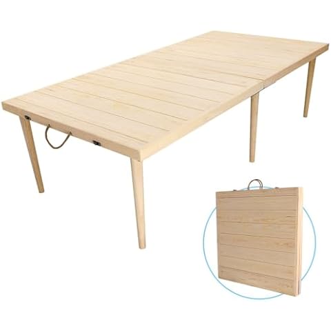 Boho Low Picnic Table,60 * 30 Inch,Portable Pine Picnic Table for Outdoor, Beach, Picnic, BBQ and Party,Outdoor Picnic Table Comes with Two Sets of Legs(13 and 16 Inches),Natural Cover