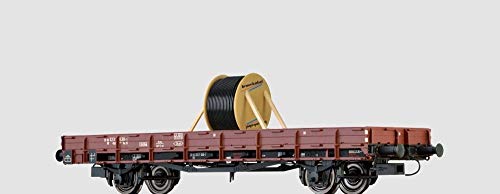 Preisvergleich Produktbild Brawa 48735 Rungenwagen KKLM 433 der DB, mit Ladegut Kabeltrommel
