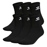 adidas Originals Originals Trefoil - Calcetines unisex para hombre, paquete de 6 unidades