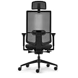 Sedus, se:do PRO Light 2, ergonomiczne krzesło biurowe, z membraną siatkową, ciemnoniebieski, podparcie lędźwiowe, podparcie karku, regulacja wysokości