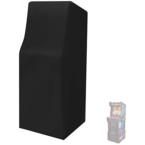 Game Machine Cover Waterproof & Dust-Proof Retro Home Arcade Machine Cover Electronic Game Cover Black Cover