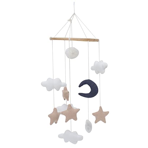 Image of Haus & Kinder Crib Cot Hanging Mobile Nursery Decoration Newborn Shower Gift Birthday Gift | Baby Bed Decoration for Boys and Girls (Stargazing)