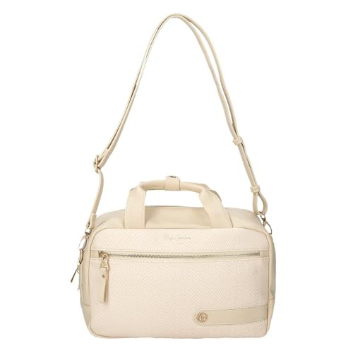 Pepe Jeans Unisex. 7914731 Borsa A Tracolla Sprig Beige (Osfa), Casual, Poliestere - 10