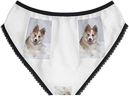DogsMakeMeHappy Norwegian Lundhund Dog Panties, Norwegian Lundhund Dog Underwear, Briefs, Cotton Briefs