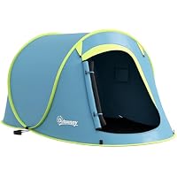 Outsunny Tienda de Campaña para 2-3 Personas Pop-Up 245x148x105
