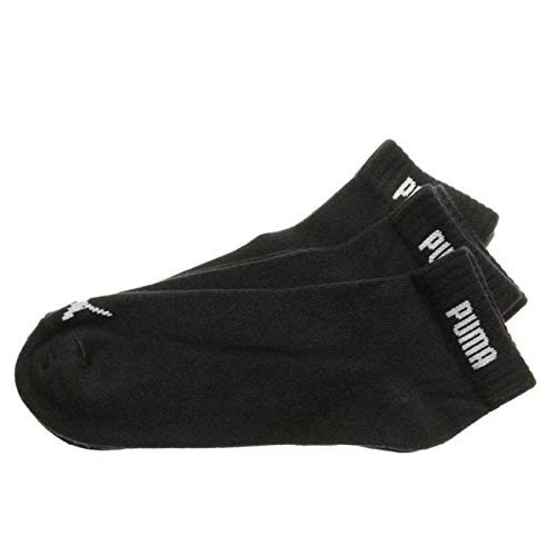 PUMA - Calzini a Tre Quarti, Confezione da 3, Nero...