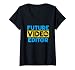 Womens Future Video Editor Filmmaking Filmmaker Cinematographers V-Neck T-Shirt