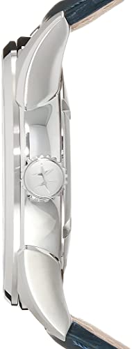 Hamilton Watch Jazzmaster Open Heart 42Mm Case, Silver Dial, Blue Leather Strap (Model: H32705651) #TOP1