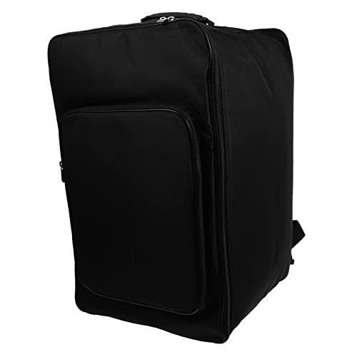 Housse de batterie étanche noire en tissu Oxford avec double portage épaule confortable