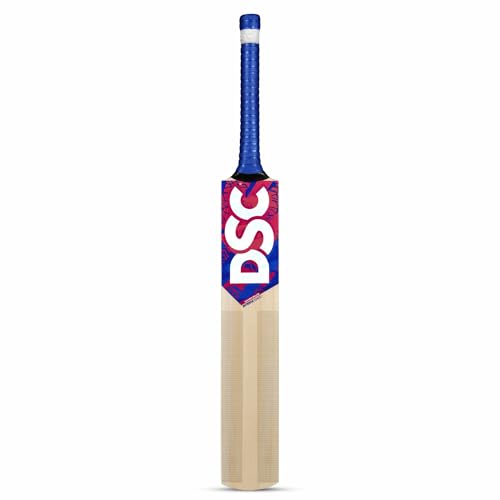 DSC Intense Force Kashmir Willow Cricket Bat for Leather Ball |Size-6 | Light Weight | Free Cover|