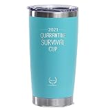 ARTSUN Quarantine Survival Cup Gifts-2021 Funny Mothers Day Gifts Novelty 20oz Wine glass Personaliz