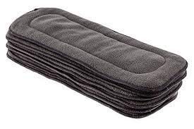 Cloth Diaper Inserts - Charcoal Bamboo 5 Layered (3)-image-8