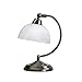 Elegant Designs Mini Modern Bankers Desk Lamp with Touch Dimmer Control Base Brushed Nickel/Traditional