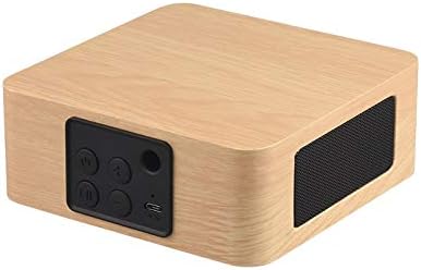 Wood wireless Bluetooth tablike mobile phone notebook desktop audio double speaker big volume mini small portable WeChat collection money prompt Alipay collection payment message voice broadca