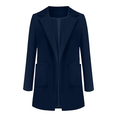Plus Size Blazers For Women Casual Outfits Open Front Long Sleeve with Pockets Business Casual Professional Office Work3
