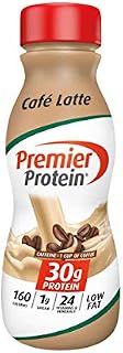 Premier Protein 30g Protein Shake, Cafe Latte, 11.5 Fl Oz, Pack of 12