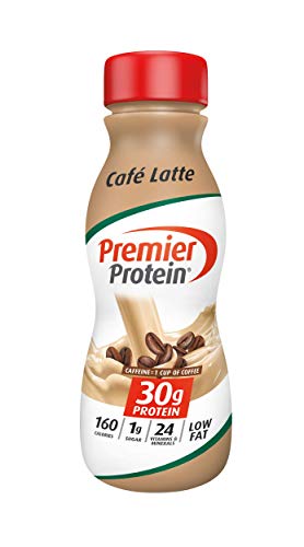 Premier Protein 30g Protein Shake, Cafe Latte, 11.5 Fl Oz, Pack of 12