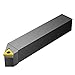 Sandvik Coromant STDCR 2020K 16 Turning Insert Holder, Square Shank, Steel, External, Screw Clamp, Right Hand, 20mm Width x 20mm Height Shank, 125mm Length x 11.8mm Width, TCMT 3(2.5)2 Insert Size