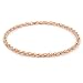 Produktbild Carissima Gold Unisex Hollow 3.1mm Diamantschliff Prinz von Wales Armband Rotgold 19 cm/7.5 zoll 5.29.4322