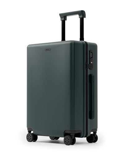 PASTELS Maleta – Equipaje 100% policarbonato | Carcasa rígida Ligera con 4 Ruedas giratorias y cerraduras TSA, Compatible con Ryanair, EasyJet, Jet2 (Verde Cazador, Cabina)