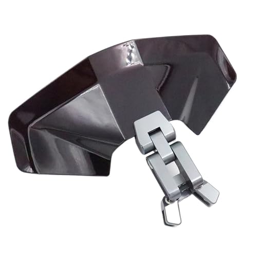 Déflecteur de pare-brise universel pour moto extension réglable bulle noire