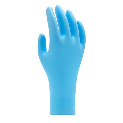 SHOWA N-Dex 8005PF Disposable Nitrile Glove, Powder Free, Large (Pack of 50)