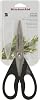 KitchenAid tijeras de cocina multiusos con funda protectora, acero inoxidable duradero, aptas para lavavajillas, mango suave y cómodo, 8.72 pulgadas, negro 3