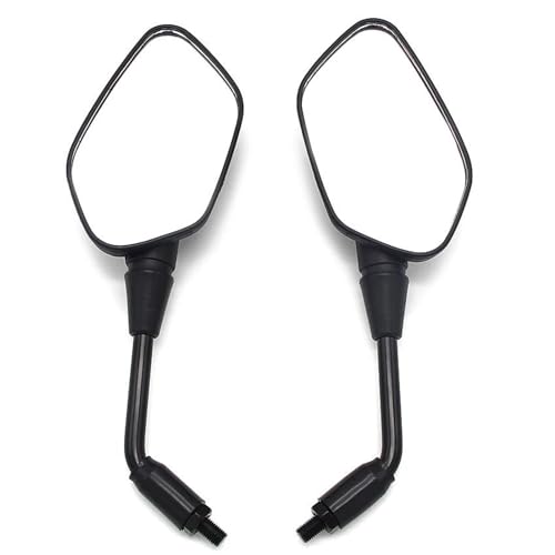 Espejo retrovisor motocicleta de 10mm para eliminar puntos ciegos 2