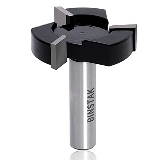 CNC Spoilboard Surfacing Router Bits, 1/2 inch Shank 2 inch Cutting Diameter, Slab Flattening Router Bit Planing Bit Wood Milling Cutter Planer Woodworking Tool by NITOMAK (Carbide)
