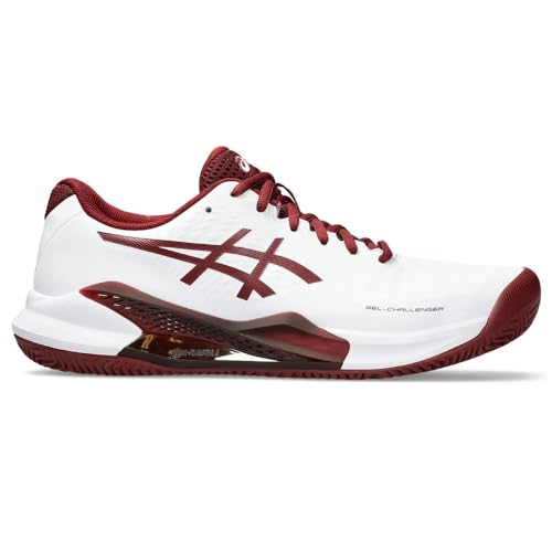 Tênis Asics Gel Challenger 14 Clay Branco e Vinho-40