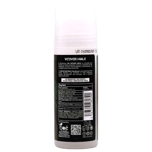 365 Vetiver Desodorante Antitranspirante para Hombre 3 oz miniatura 4