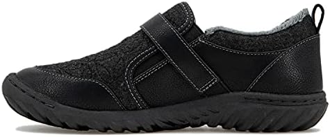 JBU by Jambu Women's Tide Oxford Flat, Black, 8