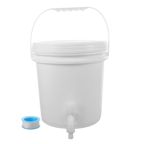 Réservoir d'eau de camping 10L Mikinona en plastique épais avec robinet portable