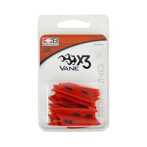 Bohning ailettes X3 stabilisation maximale trajectoire de flèche 3.8 cm - 3