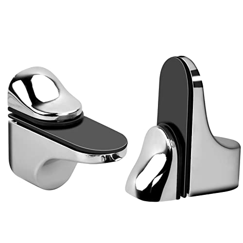 Smatime 4 Pezzi Staffa per Ripiano in Vetro