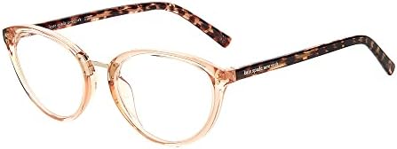 Kate Spade New York Womens Emilia Blue Light Glasses Reading Glasses, Crystal Beige/Demo Lens, 52mm 20mm US