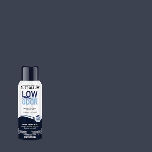 Image of Rust-Oleum Low Odor Premium Spray Paint, 11 oz, Gloss Navy Blue