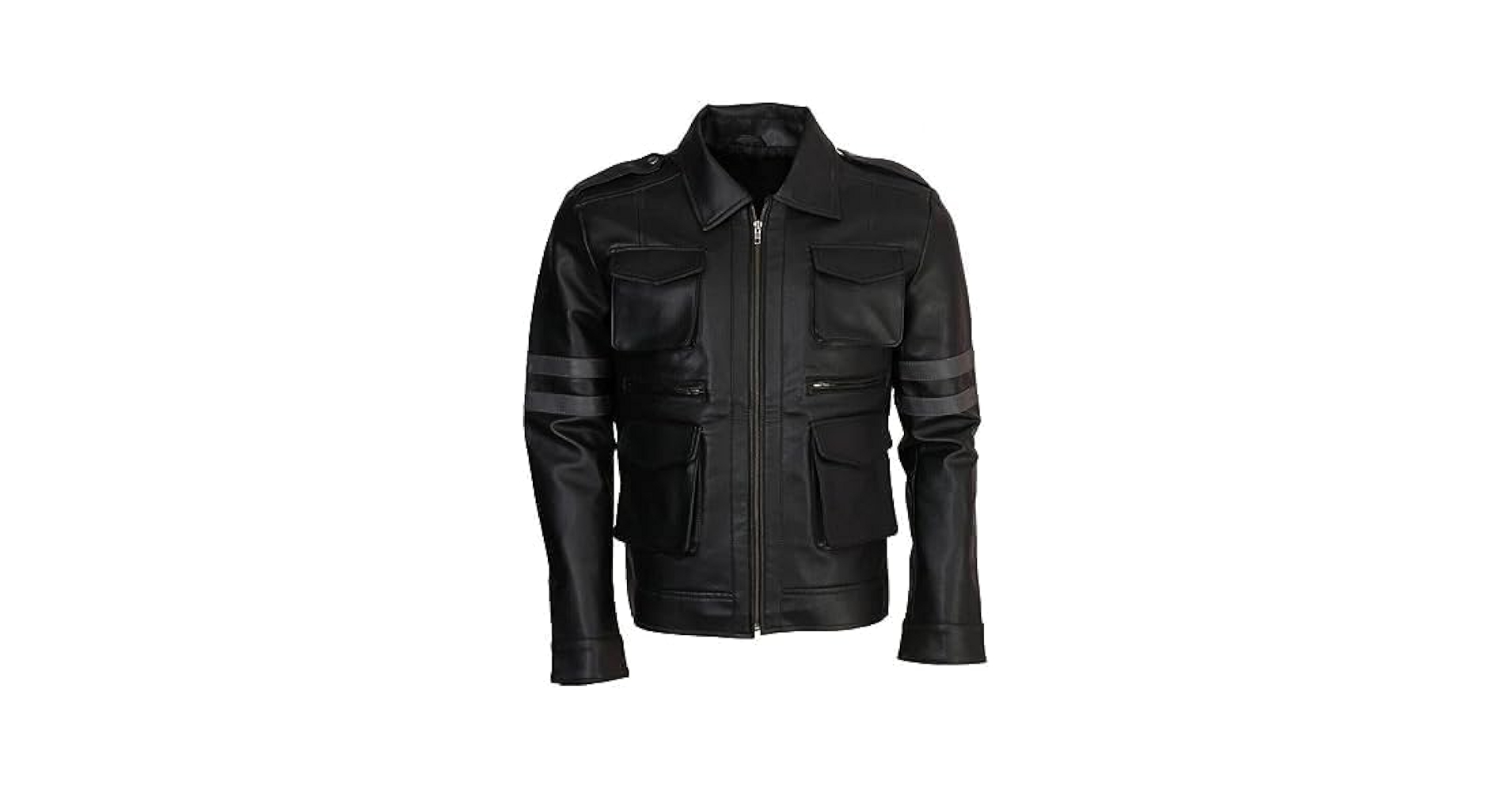 ジャケット・アウター [kqly style] LEON THE NOSTAR 38 LEON Resident Evil 6 Leather Jacket | Feather Skin