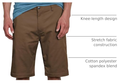 Image of Volcom Men's Vmonty Stretch 22 Chino Shorts - Casual Everyday Wear, Relaxed Fit