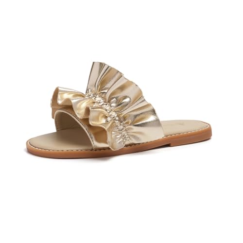 Image of THEE BRON Girls Cute Slip-On Slippers Stylish Sandals for Toddlers & Kids
