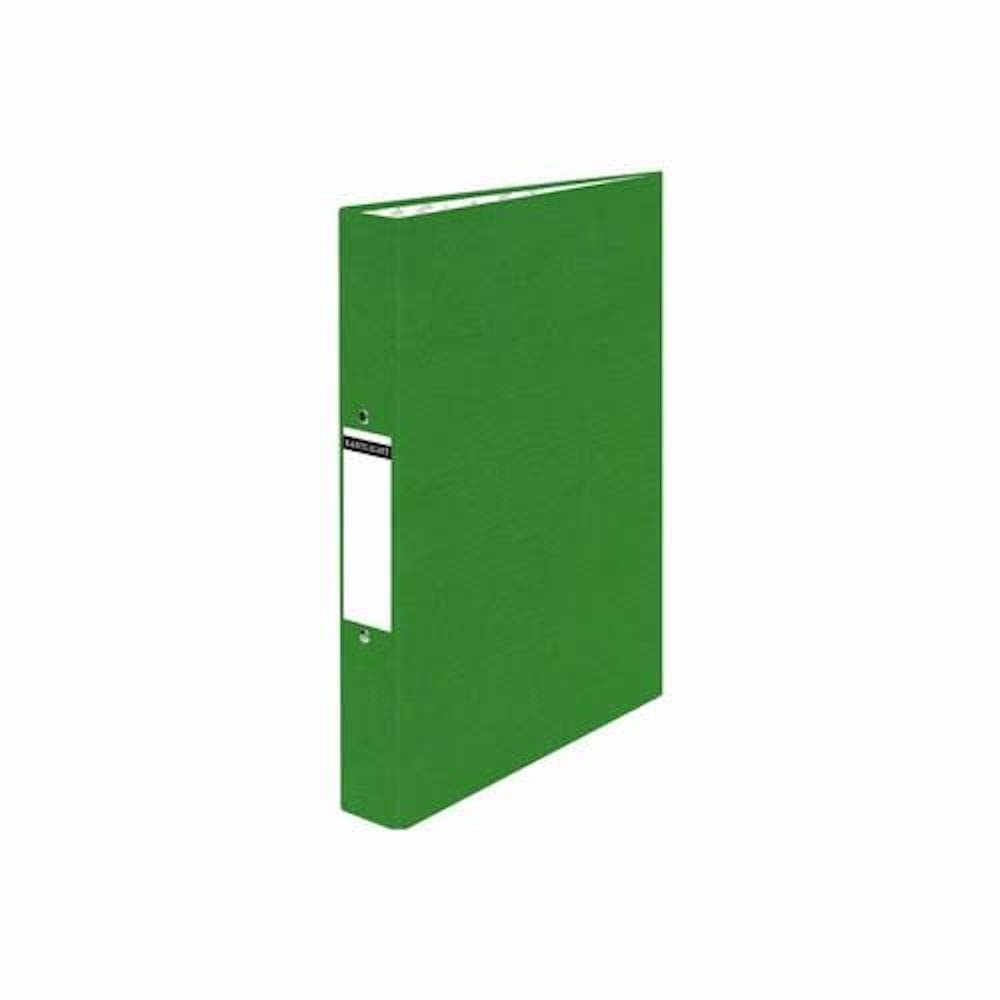 Raccoglitore ad anelli, 2 o-ring, formato A4, verde, confezione da 10