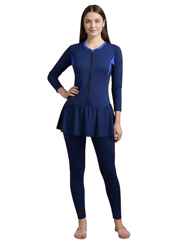 Image of N-Gal Women Full Length Padded One Piece Swimming Costume|Swimsuit Set for Women