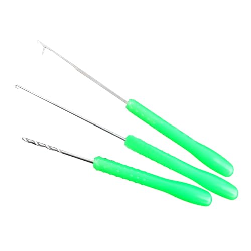 Geavonyg Cebos Boilie - Gancho para perforar agujas, cebos de empalme, aparejos de pesca, anzuelos de pesca