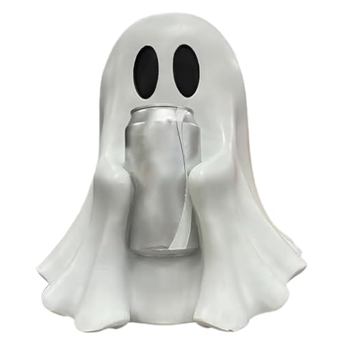 Figurines d'halloween et porte-canettes fantôme en résine pour table