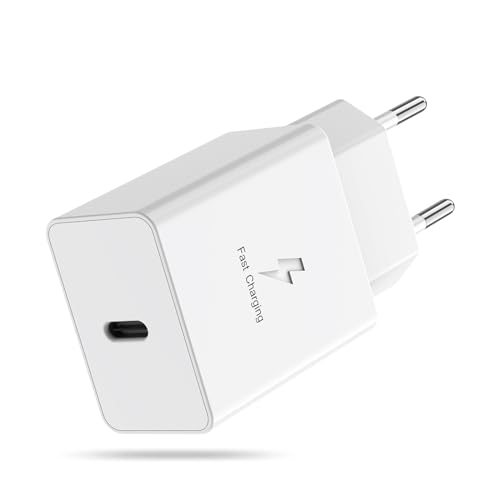 Mijun 15W Cargador Carga Rapida USB C, Enchufe USB Tipo C, Cargador Movil Compatible con Samsung...
