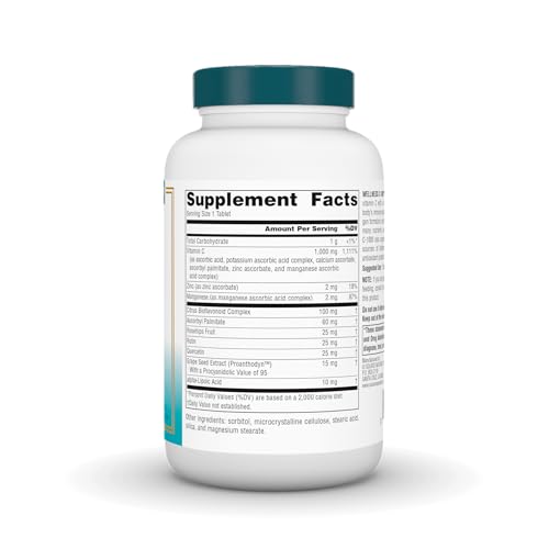 Source Naturals Wellness C-1000, with Antioxidant Protection and Immune Support* - 100 Tablets - Image 3
