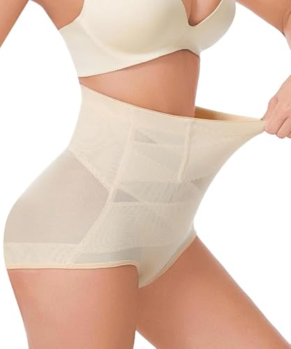Dulchany Tummy Control Shapewear Panties for Women Body Shaper Seamless Underwear Panty Girdle Nude