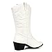 Charles Albert Women's Embroidered Modern Western Cowboy Boot in White Size: 8